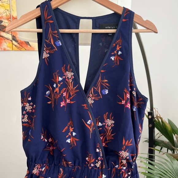 Adelyn Rae Navy Jumpsuit - Picture 3 of 7